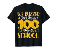 We Buzzed Right Through 100 Days of School Bee Teacher Kids T-Shirt