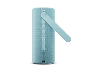 We. by Loewe. HEAR 2 Portable Bluetooth Wireless Speaker, Indoor/Outdoor, Bluetooth V5.0, 60W Audio Output, IPX6 Rating, 15h-17h Playing Time, 4h-5h Charging Time, Crystal Clear Quality - Aqua Blue