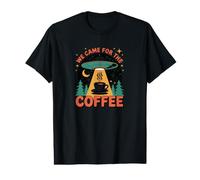 We Came for the Coffee Abduction Expresso Value Graphic T-Shirt