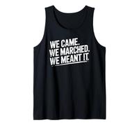 We Came We Marched Protest Human Rights Unity Tank Top