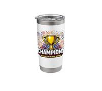 “WE Came. WE Played. WE Won.”, Team Victory Design Stainless Steel Insulated Tumbler