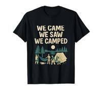 We Came We Saw We Camped Camping Adventure Design T-Shirt