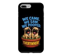 We Came We Saw We Pooped Funny Pug Case for iPhone 7 Plus/8 Plus