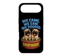 We Came We Saw We Pooped Funny Pug Case for iPhone Air