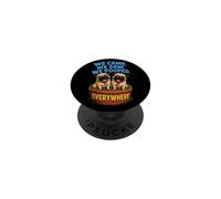 We Came We Saw We Pooped Funny Pug PopSockets Adhesive PopGrip