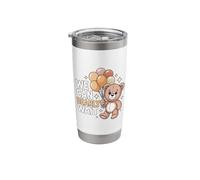 We Can Bearly Wait Cute Bear Baby Shower Stainless Steel Insulated Tumbler