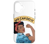 We Can Do It Black Rosie The Riveter Feminist Rosey Rosy Case for iPhone 16