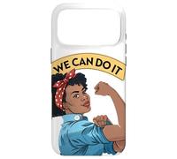 We Can Do It Black Rosie The Riveter Feminist Rosey Rosy Case for iPhone 17 Pro Max