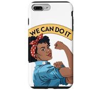 We Can Do It Black Rosie The Riveter Feminist Rosey Rosy Case for iPhone 7 Plus/8 Plus