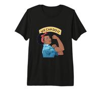 We Can Do It Black Rosie The Riveter Feminist Rosey Rosy Premium T-Shirt