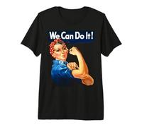 WE CAN DO IT Rosie the Riveter Vintage Feminist Icon Meme Premium T-Shirt