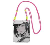 We Can Do It1 Print Crossbody Bag For Women, Shoulder Bag Purse, Travel Sport Mini Phone Bag, Phone Wallet, Fuchusia, One Size