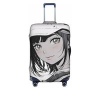 We Can Do It1 Print Luggage Cover Elastic Suitcase Cover Protector Fits 18-32 Inch Suitcase Travel Accessories, White, S