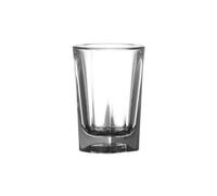 We Can Source It Ltd - Clear Polycarbonate 25ml Elite Penthouse Shot Glasses - Virtually Unbreakable and Dishwasher Safe - Reusable Drink Glasses for Bars, Clubs and Outdoor Events - Pack of 12
