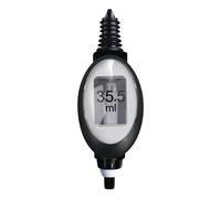 We Can Source It 35.5ml Spirit Optic Dispenser, Vogue Black Plastic Single Handed Non-Drip Liquor Measure, Clear Window, Shot Dispenser for Bars & Home Use, UK Made Government Stamped