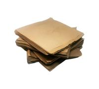 We Can Source It 500 Brown Kraft Paper Bags 10X10 Inch Flat Strong Food Safe Sandwich Grocery Takeaway Bags Reusable Eco Friendly
