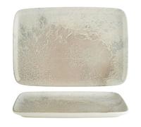 We Can Source It Academy Fusion Surf Rectangular Platters, Set of 6, Porcelain Serving Tray for Buffet, Appetizers, Dessert, Snacks & Party Food (33 x 23cm)