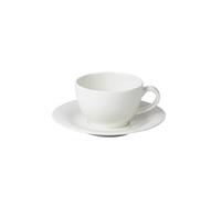 We Can Source It Academy Saucer 16cm Pack of 6 Modern Sturdy Drinkware Plate for Bistros Lounges Dining Areas Kitchen Counters Hot Coffee Tea Sweet Treats Pastries Cookies Snacks Elegant Tableware