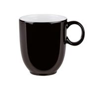 We can Source It Black Mug 365ml Pack of 12 Versatile Sleek Elegant Cup for Milkshake Chai Brew Maple Smoothie Use Breakfast Restaurant Tea Room Hotel Cafe Bistro Lounge Terrace Party Serving Use