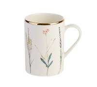 We can Source It Botanical Mug 30cl Pack of 6 Sleek Contemporary Practical Cup for Flat White Mocha Latte Brew Cocoa Hot Chocolate Cappuccino Breakfast Lounge Terrace Balcony Guest House Party Dining