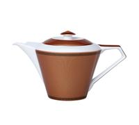We Can Source It Box of 6 x Gatsby Snipe Teapot 13.5cm 66cl 5 1/3 Inch 23 1/4oz Elegant Art Deco Design Durable Glazed Finish Refined Styling Ideal for High End Dining Afternoon Tea and Boutique Cafes