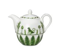 We Can Source It Box of 6 x Sultans Garden Green Coupe Tea For One Teapot 12.4cm 46cl 5 Inch 16oz Artistic Botanical Design Compact All In One Format Ideal for Luxury Afternoon Tea and Hospitality Use
