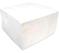 We Can Source It Ltd - 1000 x 40cm White 2-Ply Dinner Napkins - 4 Fold Square - Soft, Strong Paper Napkins for Restaurants, Cafes, Catering, Parties & Everyday Home Use