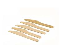 We Can Source It Ltd - 1000 x Wooden Birchwood Knives 110mm - Fully Biodegradable, Compostable and Eco-friendly (Box Contains 10 x 100)