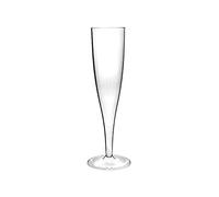 We Can Source It Ltd - 160ml Reusable and Unbreakable Plastic Champagne Flutes - Clear One-Piece Hollow Stem Flute Glasses - Ideal for Cocktail Parties, Outdoor Events, Weddings - Pack of 100