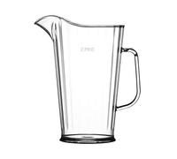 We Can Source It Ltd - 2 Pint Rigid Polycarbonate Jug Pitcher with CE Marked Design - Reusable Unbreakable Clear Plastic Jug for Beer, Water, Juice & Cocktails - Durable, Dishwasher Safe Barware