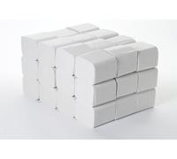 We Can Source It Ltd - 2 Ply Toilet Tissue Bulk Pack, 36 Packs x 250 Sheets, 9000 Sheets Total, Soft White Toilet Paper, Folded Toilet Tissue for Home, Office & Washrooms