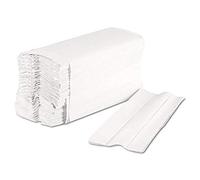 We Can Source It Ltd - 2-Ply White C-Fold Paper Hand Towels - Pack of 2400 - Soft, Absorbent & Disposable Towels for Washrooms, Kitchens, Cleaning, Food Prep - Fits Most Dispensers