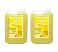 We Can Source It Ltd - 2 x 5L Lemon Washing Up Liquid - Concentrated Dishwashing Liquid for Home & Commercial Use - Tough on Grease, Gentle on Hands - Fresh Lemon Scent - Multi-Purpose Cleaner