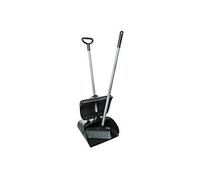 We Can Source It Ltd - 2 x Heavy Duty Long Handled Lobby Dustpan and Brush Set - Durable Cleaning Tool for Bars, Restaurants, Cafés, Hotels & Commercial Spaces - Strong Bristles and Ergonomic Design