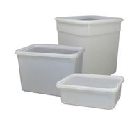 We Can Source It Ltd - 2L Reusable Ice Cream & Food Storage Containers with Lids - Stackable, Airtight, Freezer & Dishwasher Safe - Perfect for Meal Prep, Kitchen Organization - Pack of 60