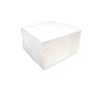 We Can Source It Ltd - 33Cm White 2-Ply Luncheon Napkins 4-Fold Square Pack Of 1000