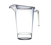 We Can Source It Ltd - 4 Pint Elite Polycarbonate Jug - Clear Large Plastic Drink Jug - Shatter Resistant Design for Pimms, Cocktails, Beer, Water, Juice - Catering, Bars, Restaurants, Dishwasher Safe