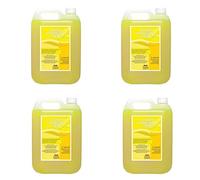We Can Source It Ltd - 4 x 5L Lemon Washing Up Liquid - Concentrated Dishwashing Liquid for Home & Commercial Use - Tough on Grease, Gentle on Hands - Fresh Lemon Scent - Multi-Purpose Cleaner