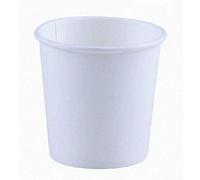 We Can Source It Ltd - 4oz Single Wall White Paper Cups - Great for Tea, Coffee, Cappuccino, Hot Drinks - Eco-Friendly Drinkware 100% Compostable Recyclable - 100 Pack
