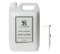 We Can Source It Ltd - 5L Syson & Ball Luxury Body Lotion - Bergamot & Jasmine Fragrance - Premium Moisturiser for Hotels, Spas & Guest Amenities - All-Natural Ingredients