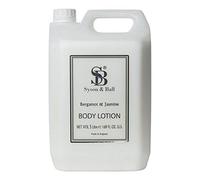 We Can Source It Ltd - 5L Syson & Ball Luxury Body Lotion - Bergamot & Jasmine Fragrance - Premium Moisturiser for Hotels, Spas & Guest Amenities - All-Natural Ingredients