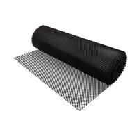 We Can Source It Ltd - 61cm x 10m Black Bar Shelf Liner Roll - Non-Slip, Anti-Microbial Mesh Mat - Cut-to-Size Glassware Protector for Bars, Pubs, Kitchens, Cabinets & Drawers