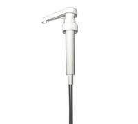 We Can Source It Ltd - 7.5ml Syrup Pump Dispenser for 1L Bottles - Portion Control Syrup Dispenser for Coffee, Cocktails & Soft Drinks - Reusable Café, Bar & Home - White