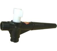 We Can Source It Ltd - Abbot Single Plastic 3/4" BSP Thread Beverage Barrel Tap 3603 - Durable Cask Style Dispensing Tap with Removable Eye for Easy Cleaning, Food Safe Grade