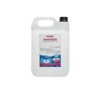 We Can Source It Ltd - Alcohol-Based Antibacterial Hand Sanitiser Gel with Germ Protection - Ideal for Schools, Restaurants, Commercial Establishments, Healthcare and Public Spaces - 1 x 5 Litre