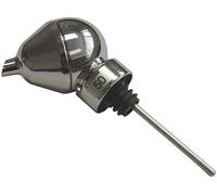 We Can Source It Ltd - Aquaflow Ball Measuring Pourer Chrome Plated Measure NGS Bar Pub Restaurant Catering (50 ml)