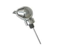 We Can Source It Ltd - Aquaflow Ball Measuring Pourer Chrome Plated Measure NGS Bar Pub Restaurant Catering (25 ml)