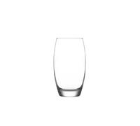We Can Source It Ltd Aspen Highball Glasses Set of 12, 510ml/17.25oz Clear Soda Lime Glass, Tall Drinking Tumbler for Water, Juice, Beer & Cocktails Glassware Set - Dishwasher Safe