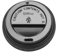 We Can Source It Ltd - Black 8oz Re-Usable Sip-Through Lids for Paper Coffee Cups 80mm - Secure Fit and Spill Protection - Ideal for Coffee, Hot Drinks - Perfect for Events and Offices - Pack of 500