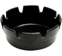 We Can Source It Ltd - Black Melamine Crown Style Ashtrays 4" Cigarette Ashtray Pub Outdoor Cafe (1)